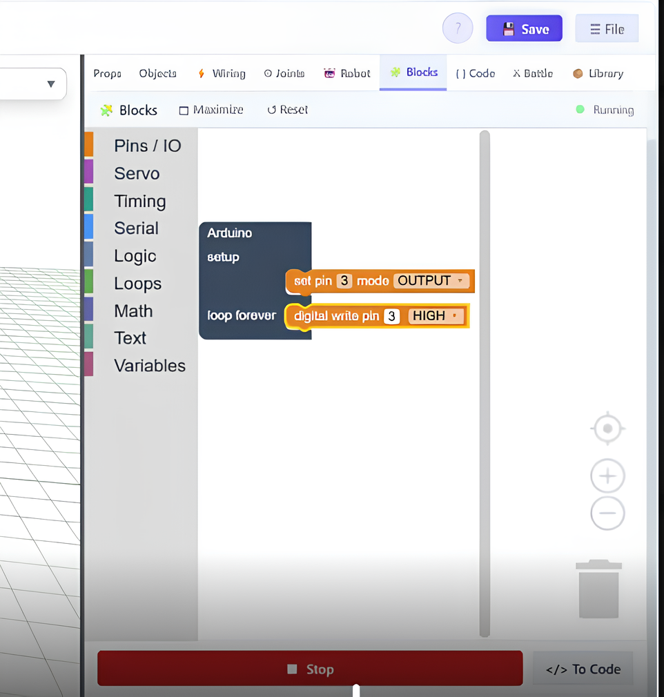 Code step preview